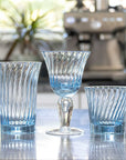 Merritt Designs Venezia Blue 10oz Acrylic Wine Stemware
